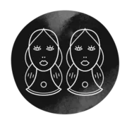 Gemini zodiac sign symbol